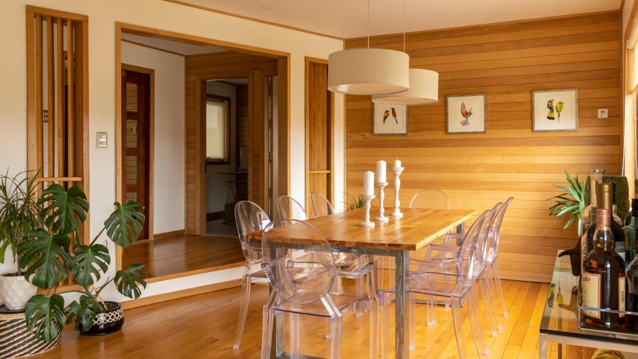 צ'ונצ'י Cabanas Arrayanes De Huillinco En Chiloe מראה חיצוני תמונה