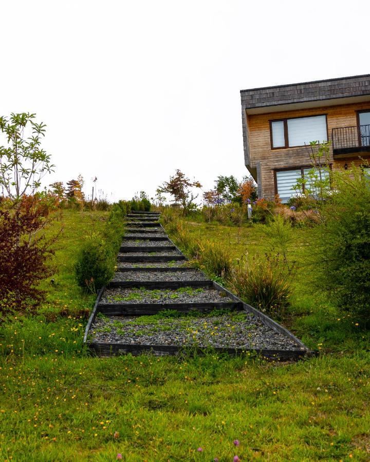 צ'ונצ'י Cabanas Arrayanes De Huillinco En Chiloe מראה חיצוני תמונה